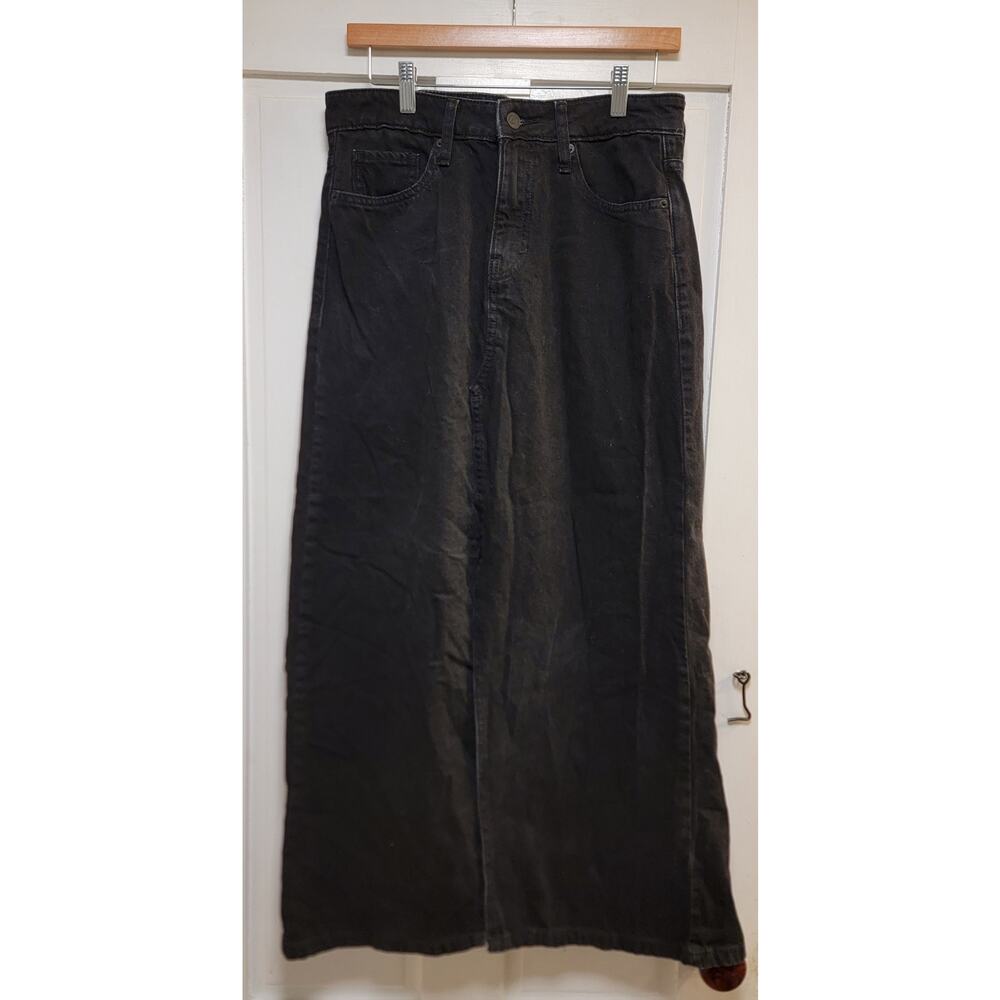 Lucky Brand High-Rise Denim Maxi Skirt - Women's 8/29